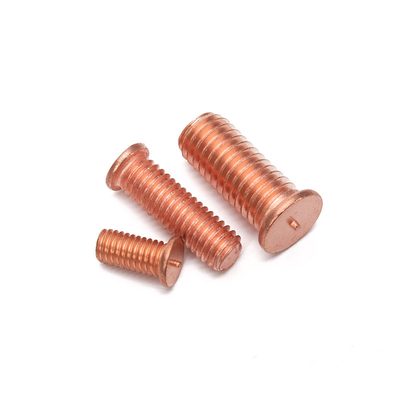 ANSI/ASME Standard Industrial Grade M4 M5 M6 M8 M10 Brass Metal Welding Screw CD Weld Studs with Bright Finish