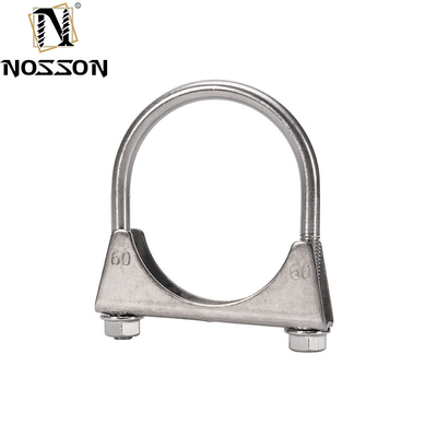 M5 M6 M8 M10 Standard Metric U-bolt Pipe Clamp for Iron Galvanized/Stainless Steel Muffler in Automobile Industry