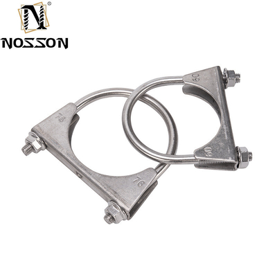 M5 M6 M8 M10 Standard Metric U-bolt Pipe Clamp for Iron Galvanized/Stainless Steel Muffler in Automobile Industry
