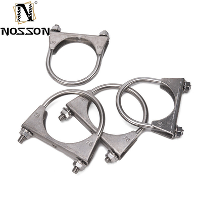 M5 M6 M8 M10 Standard Metric U-bolt Pipe Clamp for Iron Galvanized/Stainless Steel Muffler in Automobile Industry