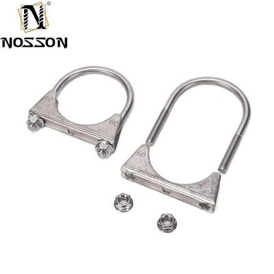 INCH Measurement System ANSI/ASME Standard U Bolt Carbon Steel Exhaust Steel Muffler Pipe Clamps for Car M5 M6 M8 M10