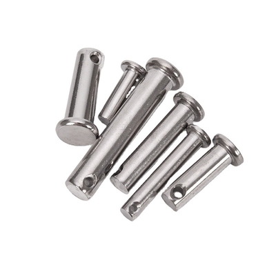 Longer Life TiCN Finish Stainless Steel Pin Shaft Flat Head Perforated Cylindrical Positioning Pin for Precise Alignment