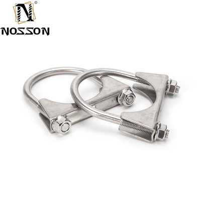 INCH Measurement System ANSI/ASME Standard U Bolt Carbon Steel Exhaust Steel Muffler Pipe Clamps for Car M5 M6 M8 M10