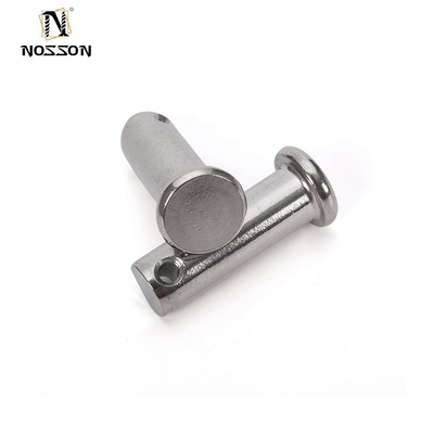 Longer Life TiCN Finish Stainless Steel Pin Shaft Flat Head Perforated Cylindrical Positioning Pin for Precise Alignment