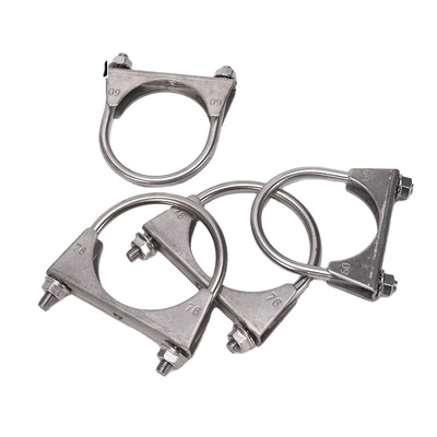 Industrial-Grade Steel U Bolt Pipe Clamps for M5-M10 Pipes in Various Sizes and Materials