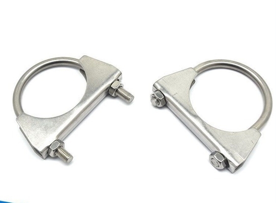 Custom Exhaust System Stainless Steel U Bolt Muffler Clamp with Metric Measurement System Standard and Standard