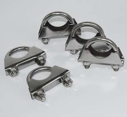 Custom Exhaust System Stainless Steel U Bolt Muffler Clamp with Metric Measurement System Standard and Standard