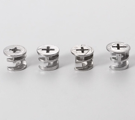 Smooth Furniture Assembly Zinc Alloy 10 Connectors Plug Mini Fix Cabinet Connector Cam Lock for Quick and Easy Assembly