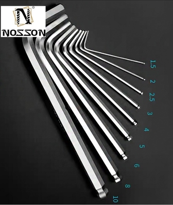 Customized support ODM Popular Hand Tools Sets Carbon Steel L Type Spanner Wrench Hex Spanner Allen Hex Key for Daily Repair and Maintenance