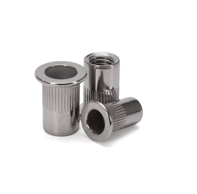Metric Measurement System Zinc Plated Stainless Steel Customized Flat Round Head Self Clinching Rivet Nut for Healthcare