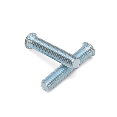 ISO Standard Self Clinching Stud Screw Rivet Fhs M2.5 M3 M4 M5 M6 M8 M10 Bright Finish Uncoated for Industrial Machinery