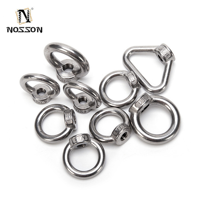 Passivation and Chrome Plated Triangular Ring Eye Nut for Imperial Inch Measurement System in Heavy Industry Applications