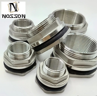 Customized Support 150lb Stainless Steel 304 Water Tank Bulkhead Fitting Weldless Type with NPT Thread and Casting Design