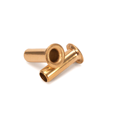 GB Standard Steel Hollow Tubular Customize Brass Rivets DIN7340 for Belt ANSI/ASME Bright Finish