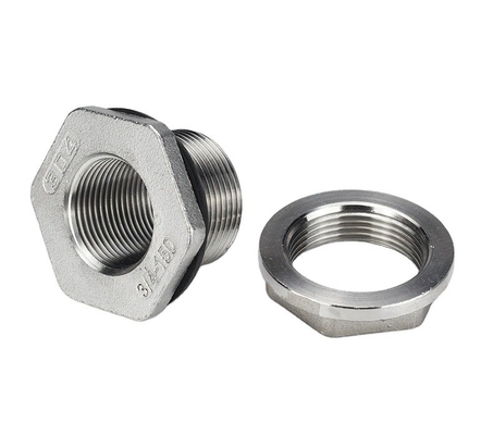 Stainless Steel 1/2&quot; Equal Bulkhead Water Tank Connector for Long-Lasting Water Connections in Industrial Applications