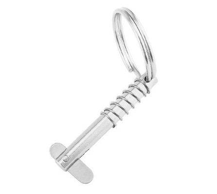 Marine Grade Boat Quick Release Pin with Drop Spring Stainless Steel Pin Diameter x Usable Length Pack 2 316 Alloy Steel