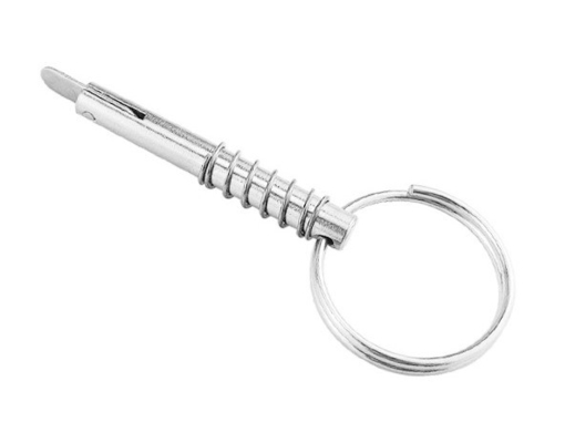 Marine Grade Boat Quick Release Pin with Drop Spring Stainless Steel Pin Diameter x Usable Length Pack 2 316 Alloy Steel