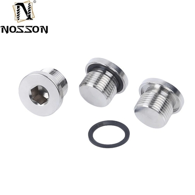 Stainless Steel Pipe Plug DIN908 Hex Socket Head Screw Plugs Internal Drive Screw Plugs 10mm