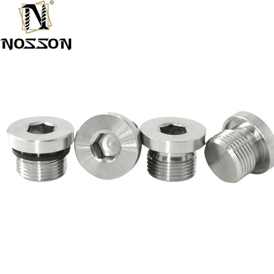 Stainless Steel Pipe Plug DIN908 Hex Socket Head Screw Plugs Internal Drive Screw Plugs 10mm