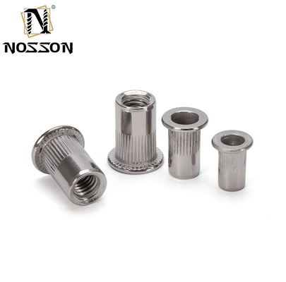 ZINC PLATED Finish Half Hexagon Rivet Nuts for Metric Measurement System M3 M4 M5 M6 M8 Threaded Inserts Stainless Steel