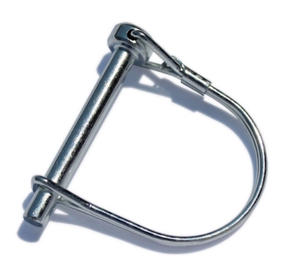 Carbon Steel M5 M6 M8 Linch Hitch Pin with Quick-Release Function and Steam Oxide Nitride Finish Double Square Wire Lock Pin