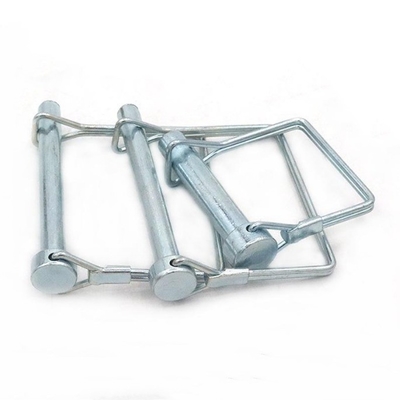 Carbon Steel M5 M6 M8 Linch Hitch Pin with Quick-Release Function and Steam Oxide Nitride Finish Double Square Wire Lock Pin