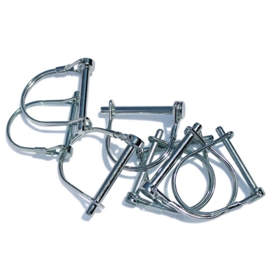 Carbon Steel M5 M6 M8 Linch Hitch Pin with Quick-Release Function and Steam Oxide Nitride Finish Double Square Wire Lock Pin