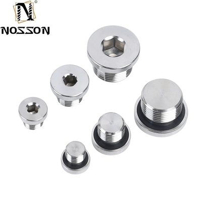 10mm ALLOY Stainless Steel Hexagon Socket Pipe Plug Screw Din908 with ZINC Treatment Protection Guaranteed by 10-