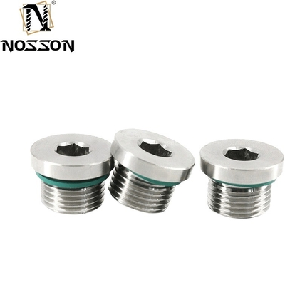 10mm Titanium Pipe Plug Stainless Steel Inox Polished Hex Socket Screws Din908 Your Go-To Product for Easy Installations