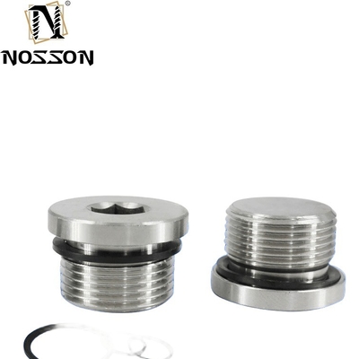 10mm Titanium Pipe Plug Stainless Steel Inox Polished Hex Socket Screws Din908 Your Go-To Product for Easy Installations