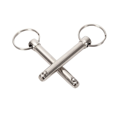 Air Shipping General Industry Steam Oxide Nitride Finish Quick Release Ball Locking Pin with Ring Customized Precision Stainless Steel