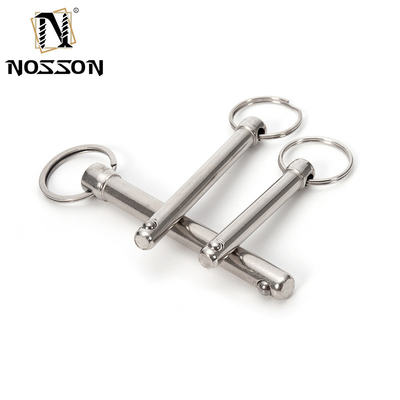 Air Shipping General Industry Steam Oxide Nitride Finish Quick Release Ball Locking Pin with Ring Customized Precision Stainless Steel