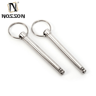 Air Shipping Quick-Release Pins with Stainless Steel Spring Push Pull Ring Detent Clevis Pin and Locking Ball Button Handle