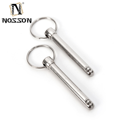 Air Shipping Quick-Release Pins with Stainless Steel Spring Push Pull Ring Detent Clevis Pin and Locking Ball Button Handle