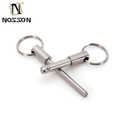 Custom CNC Machining Stainless Steel Quick Release Pins with Longer Life TiCN Finish and Advanced Steam Oxide Nitride Coating