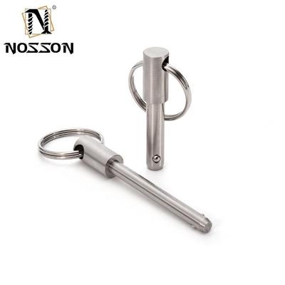 Custom CNC Machining Stainless Steel Quick Release Pins with Longer Life TiCN Finish and Advanced Steam Oxide Nitride Coating