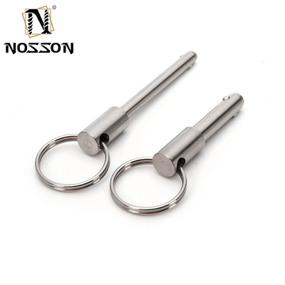 Custom CNC Machining Stainless Steel Quick Release Pins with Longer Life TiCN Finish and Advanced Steam Oxide Nitride Coating