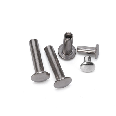 ISO Standard Bright Semi-tubular Rivet for Custom Steel Manufacturing m2.5 m3 m3.5 m4.2 m4.8 m5.5 m6.3 Bright Finish