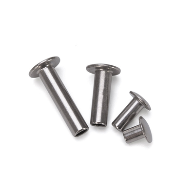 ISO Standard Bright Semi-tubular Rivet for Custom Steel Manufacturing m2.5 m3 m3.5 m4.2 m4.8 m5.5 m6.3 Bright Finish