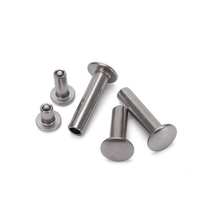 ISO Standard Bright Semi-tubular Rivet for Custom Steel Manufacturing m2.5 m3 m3.5 m4.2 m4.8 m5.5 m6.3 Bright Finish