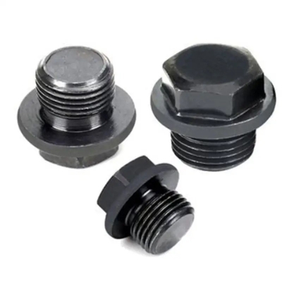 ALLOY Iron Carbon Steel Gr4.8 Gr8.8 Gr10.9 Gr12.9 ASTM A325 GR A B C Black Oxide Hexagon-duty Hexagon Head Pipe Plug DIN910