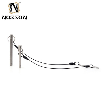 Stainless Steel Quick Release Ball Lock Pull Handle Detent Ring Pin with Bright Finish and Longer Life TiCN Coating