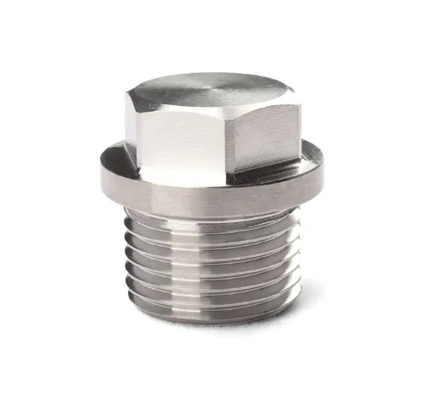 ALLOY Precision Stainless Steel DIN910 Hexagon Head Plug Screws with Flange 10 Zinc Plated Options