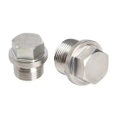 ALLOY Precision Stainless Steel DIN910 Hexagon Head Plug Screws with Flange 10 Zinc Plated Options