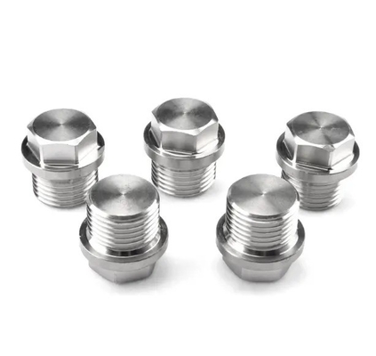 ALLOY Precision Stainless Steel DIN910 Hexagon Head Plug Screws with Flange 10 Zinc Plated Options