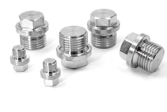 Stainless Steel Oil Drain Laryngeal Plug NPT Hex Socket Magnetic Allen Head Pipe Plug with Anodized Finish and ZINC Coating