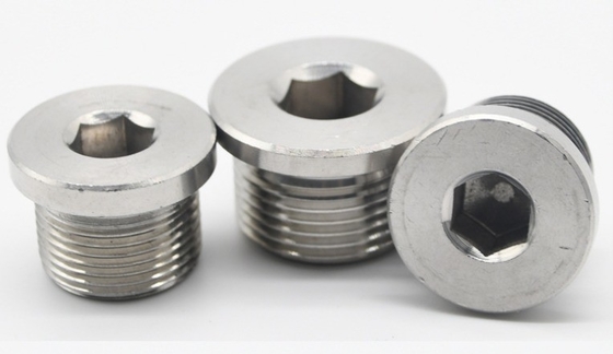 Corrosion-Resistant Industrial 304 Stainless Steel Inner Hexagon Blocked Head Stuffy Head Oil Metal Pipe Connectors Plug