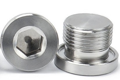 Corrosion-Resistant Industrial 304 Stainless Steel Inner Hexagon Blocked Head Stuffy Head Oil Metal Pipe Connectors Plug