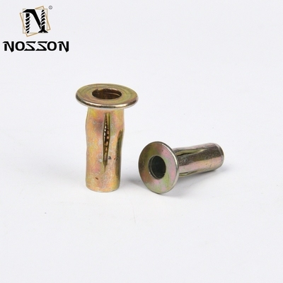 High Density Furniture Rivets Custom Iron Nickel Plated Semi Tubular Rivets for M2.5-M6.3 ISO Standard Bright Finish