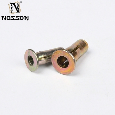 High Density Furniture Rivets Custom Iron Nickel Plated Semi Tubular Rivets for M2.5-M6.3 ISO Standard Bright Finish